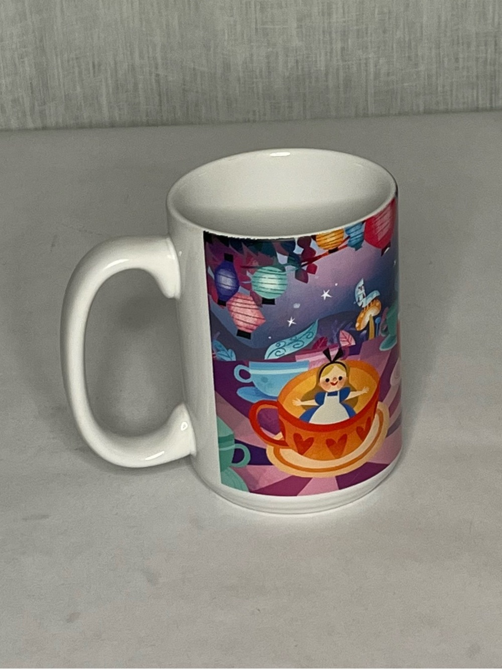 Alice in Wonderland coffee cup
